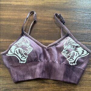 Darc Sport Purple Graphic Sports Bra